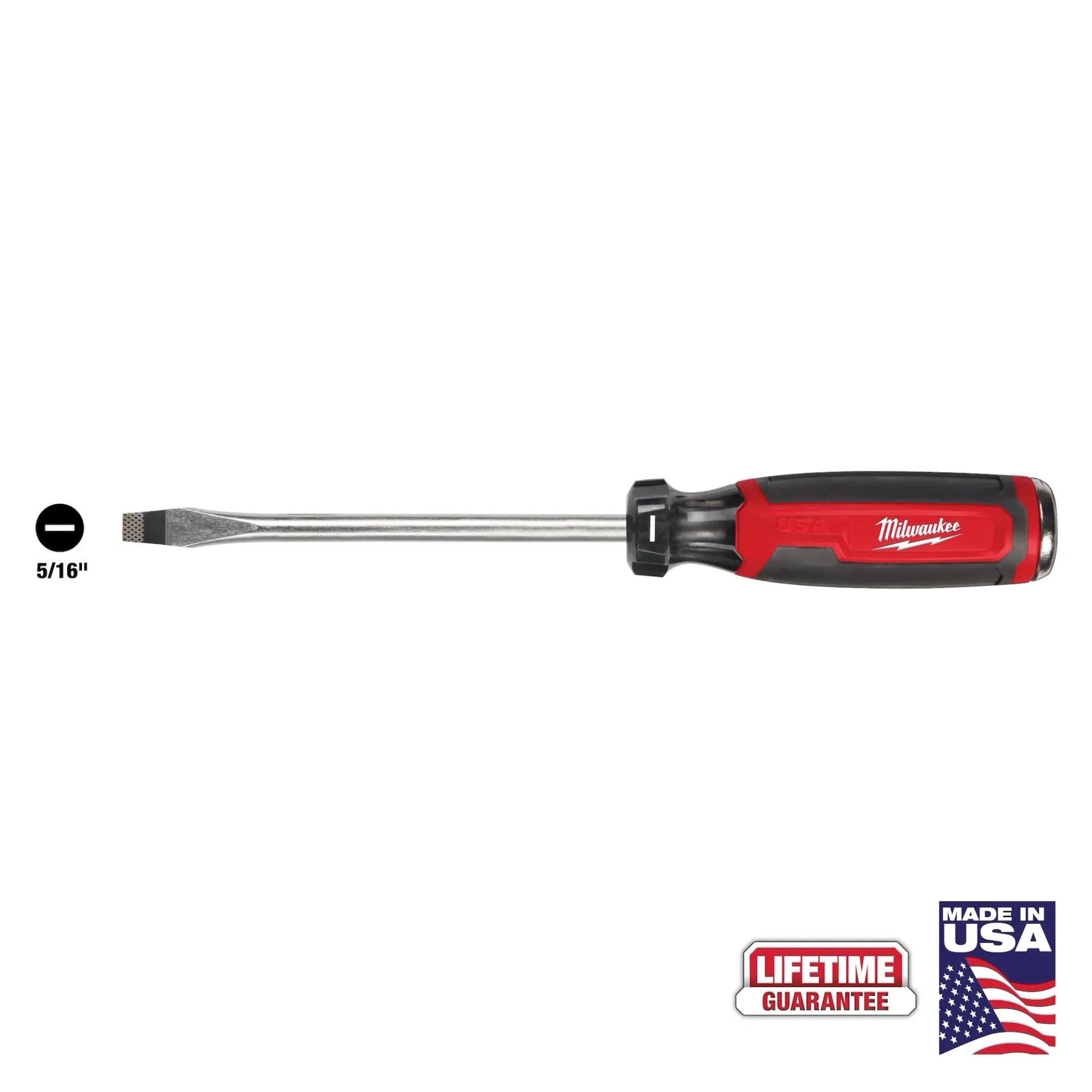 Milwaukee Electric Tool 5/16" Slotted 6" Cushion Grip Demolition Screwdriver  from Columbia Safety